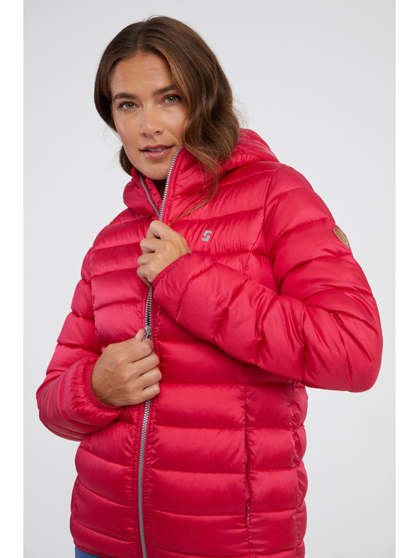 Sam 73 Tmavoružová dámska prešívaná bunda SAM 73 Sid