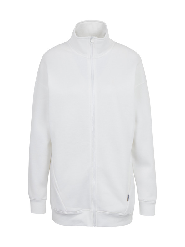 Sam 73 Biela dámska mikina na zips SAM 73 Asajj