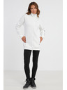 Sam 73 Biela dámska mikina na zips SAM 73 Asajj