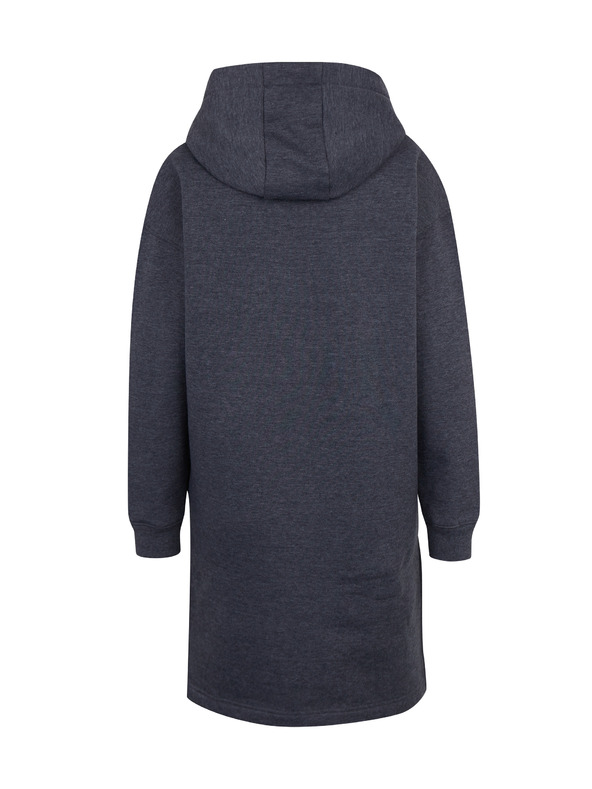 Sam 73 Tmavosivé dámske žíhané mikiny na zips SAM 73 Cresside