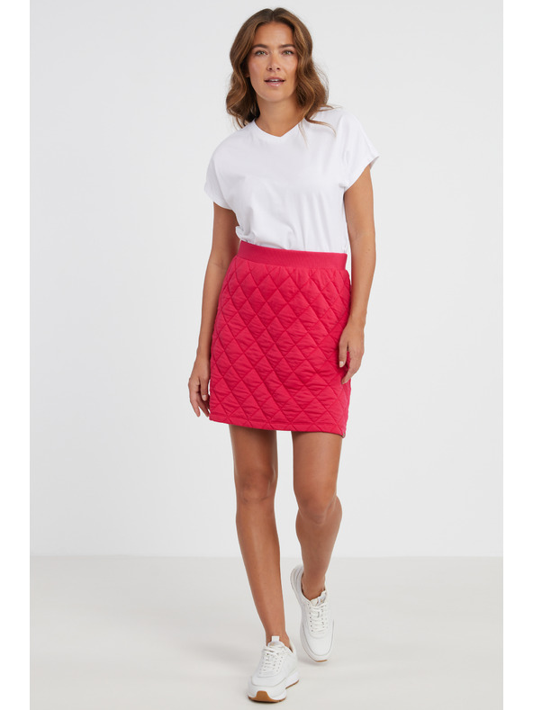 Sam 73 Tmavoružová dámska prešívaná sukňa SAM 73 Imelda