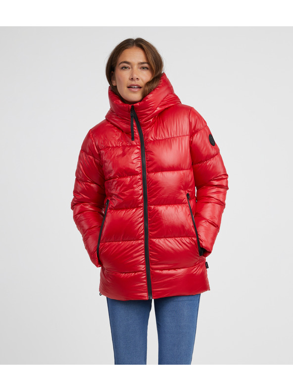 Sam 73 Červená dámska zimná prešívaná bunda SAM 73 Jules