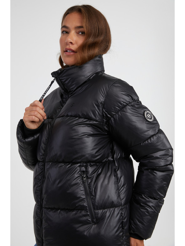 Sam 73 Čierna dámska zimná prešívaná bunda SAM 73 Jamie
