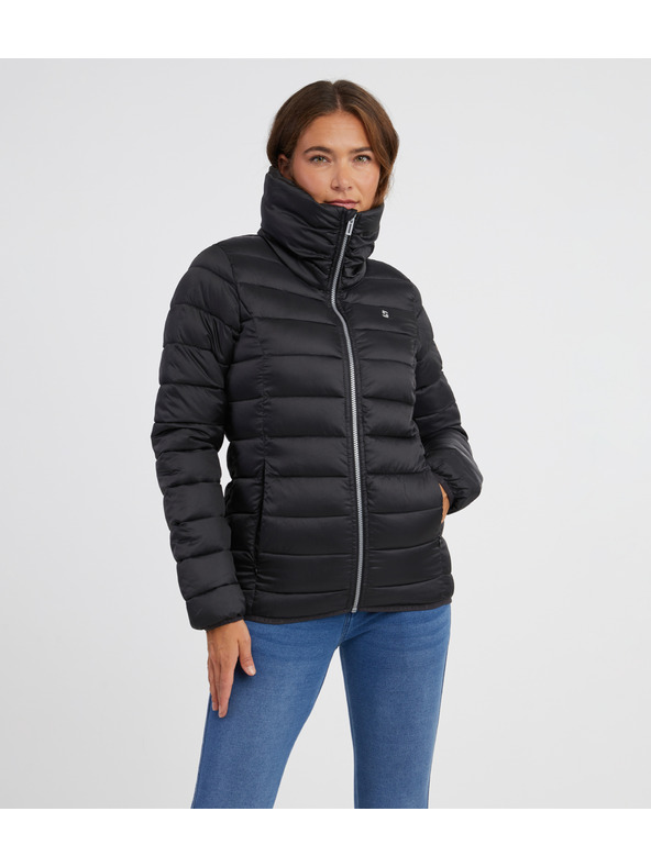 Sam 73 Čierna dámska prešívaná bunda SAM 73 Beta