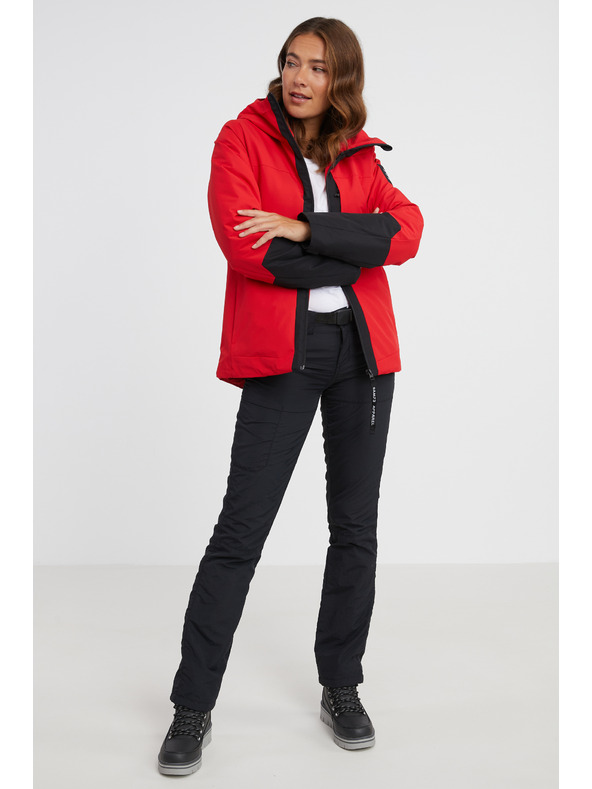 Sam 73 Čierno-červená dámska bunda SAM 73 Minerva