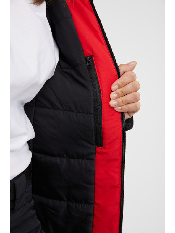 Sam 73 Čierno-červená dámska bunda SAM 73 Minerva