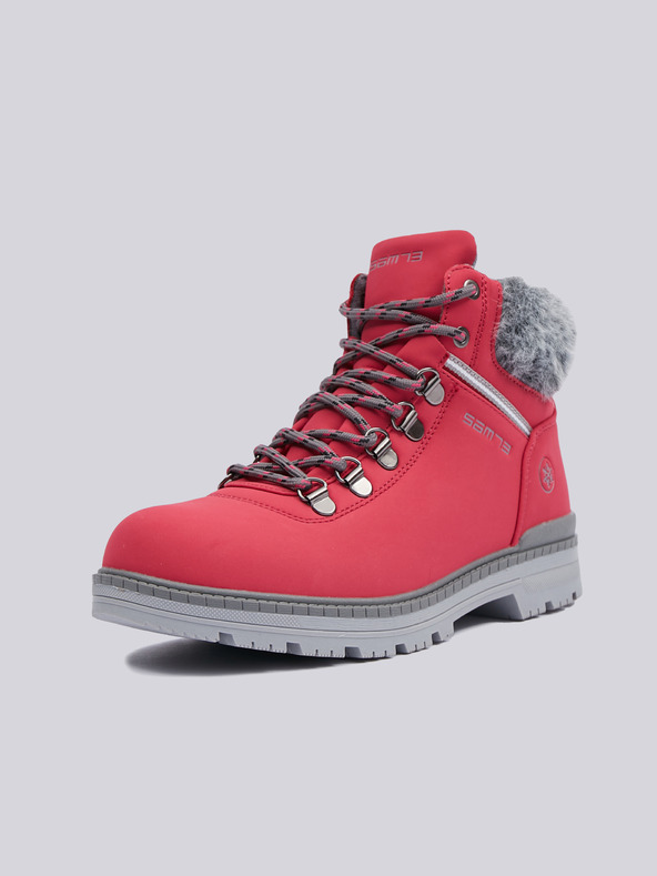 Sam 73 Ružová dámska zimná členková obuv SAM 73 Carina