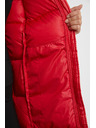 Sam 73 Červený dámsky prešívaný kabát s kapucňou SAM 73 Anna