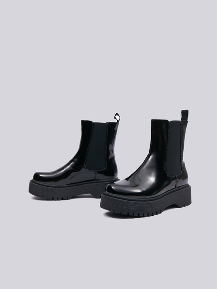 Sam 73 Čierne dámske členkové topánky SAM 73 Lacerta