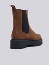 Sam 73 Hnedé dámske členkové topánky SAM 73 Lacerta
