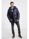 Sam 73 Tmavomodrá pánska zimná prešívaná bunda SAM 73 Loki
