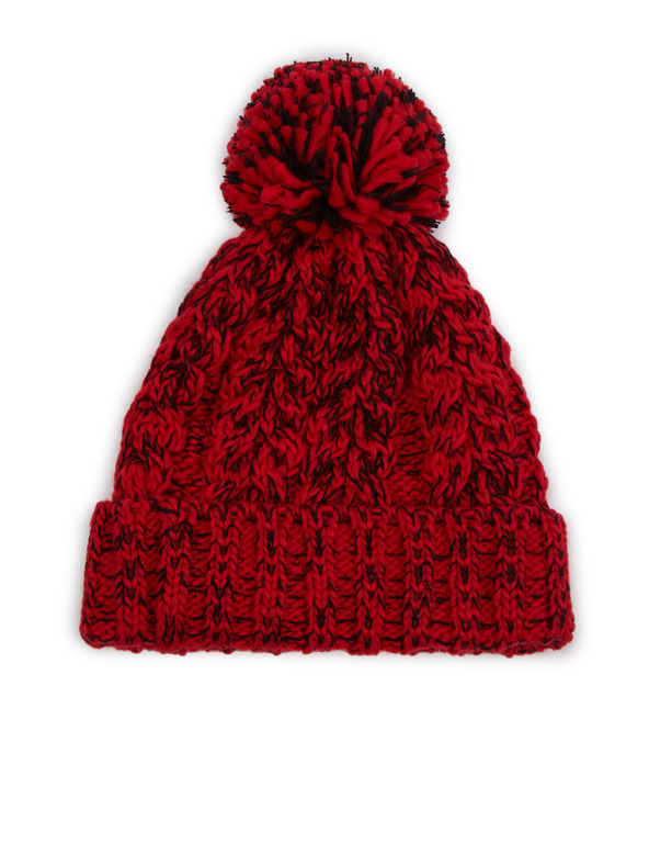 Sam 73 Červeno-čierna dámska čiapka SAM 73