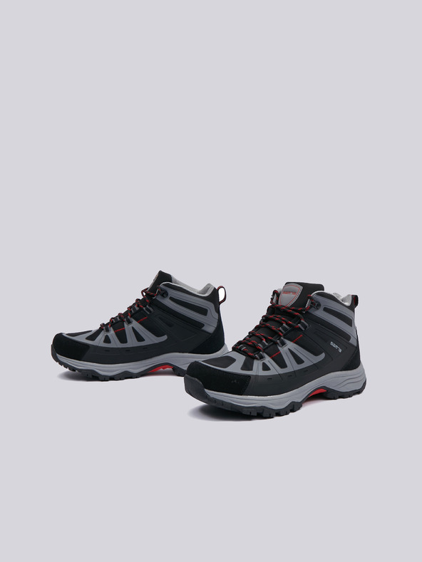 Sam 73 Čiernošedá pánska zimná členková obuv SAM 73