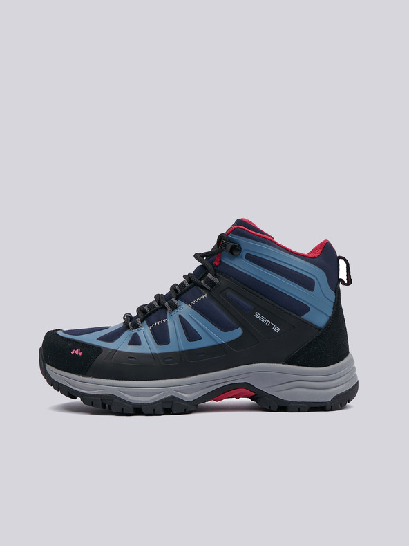 Sam 73 Modré dámske zimné členkové čižmy SAM 73