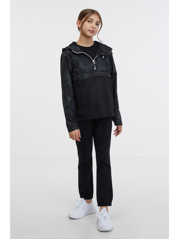 Sam 73 Čierny detský vzorovaný anorak SAM 73 Juno