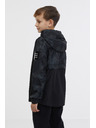 Sam 73 Čierny detský vzorovaný anorak SAM 73 Juno
