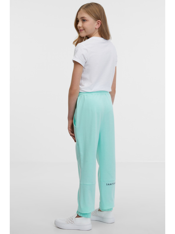 Sam 73 Tyrkysové dievčenské tepláky SAM 73 Sula