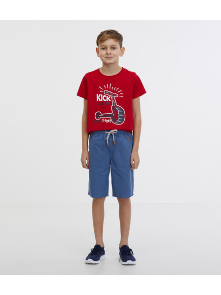 Sam 73 Modré chlapčenské teplákové šortky SAM 73 Falko