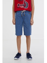 Sam 73 Modré chlapčenské teplákové šortky SAM 73 Falko