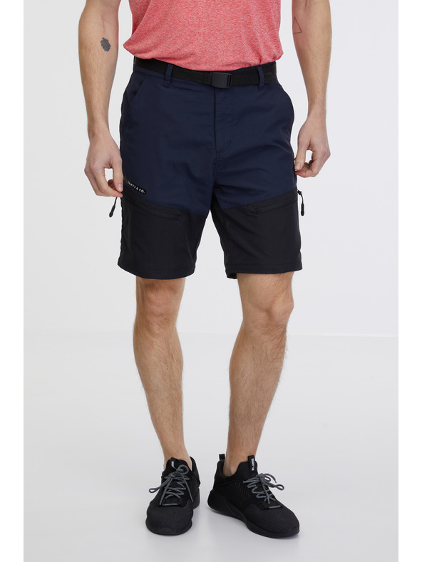 Sam 73 Tmavomodré pánske nohavice s odnímateľnými nohavicami SAM 73 Caleb