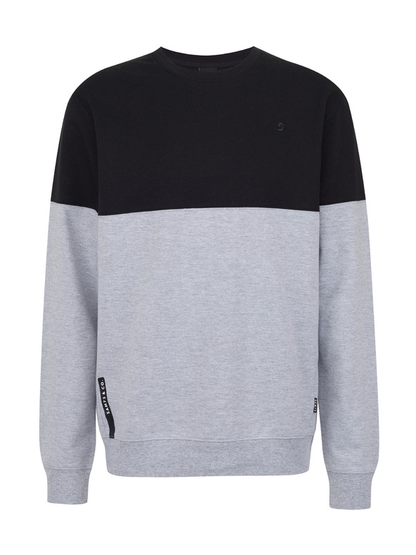 Sam 73 Čiernošedá pánska mikina SAM 73 Hugo