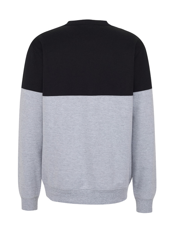 Sam 73 Čiernošedá pánska mikina SAM 73 Hugo