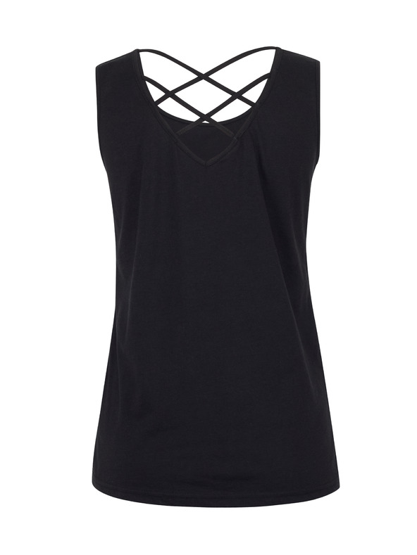 Sam 73 Čierne dámske tielko SAM 73 Carla