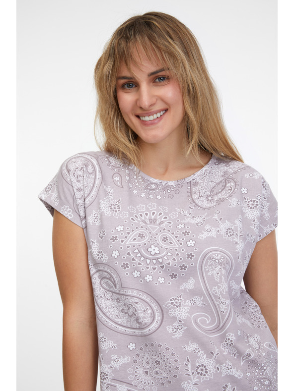 Sam 73 Svetlofialové dámske vzorované tielko SAM 73 Margarita