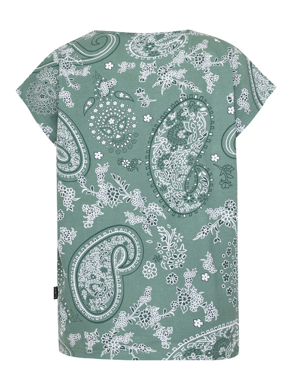 Sam 73 Zelené dámske vzorované tričko SAM 73 Margarita