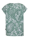 Sam 73 Zelené dámske vzorované tričko SAM 73 Margarita