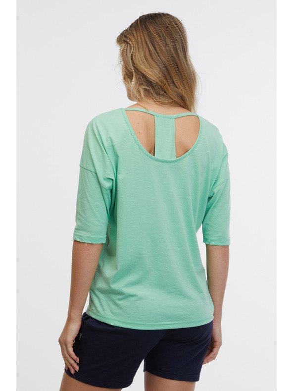 Sam 73 Svetlozelené dámske tričko SAM 73 Carlota