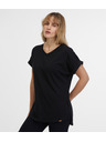 Sam 73 Čierne dámske tričko SAM 73 Carolina