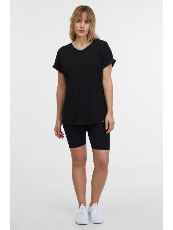 Sam 73 Čierne dámske tričko SAM 73 Carolina