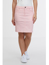 Sam 73 Svetloružová dámska džínsová sukňa SAM 73 Belén