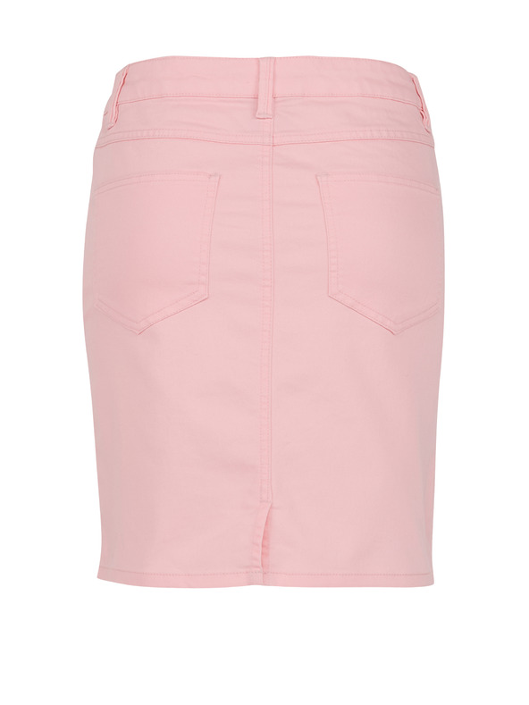 Sam 73 Svetloružová dámska džínsová sukňa SAM 73 Belén