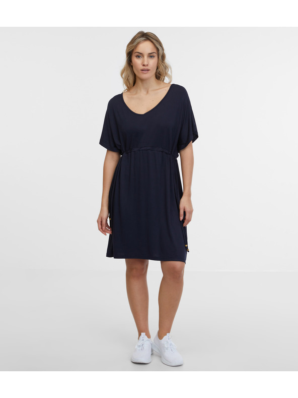 Sam 73 Tmavomodré dámske šaty SAM 73 Leandra