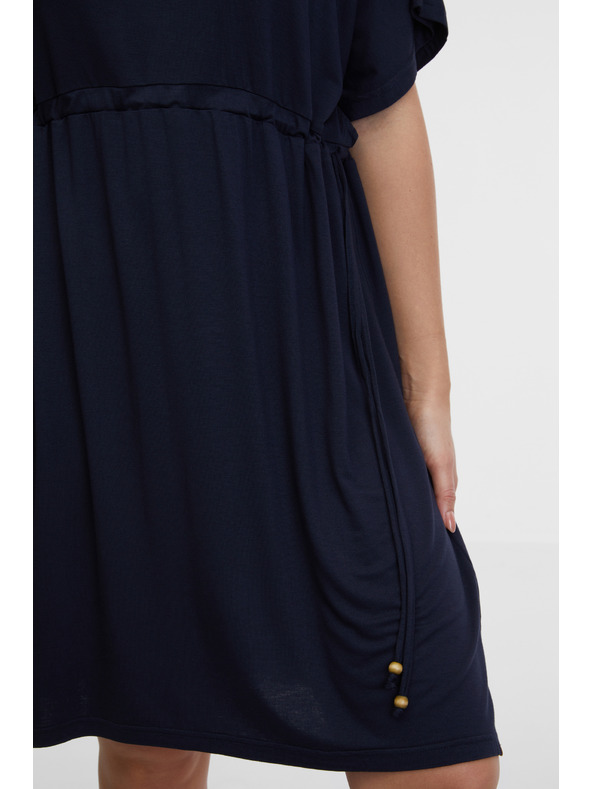 Sam 73 Tmavomodré dámske šaty SAM 73 Leandra