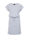 Sam 73 Svetlošedé dámske pruhované šaty SAM 73 Esperanza