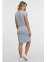 Sam 73 Svetlošedé dámske pruhované šaty SAM 73 Esperanza