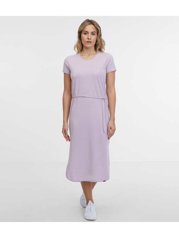 Sam 73 Svetlofialové dámske midi šaty SAM 73 Estela