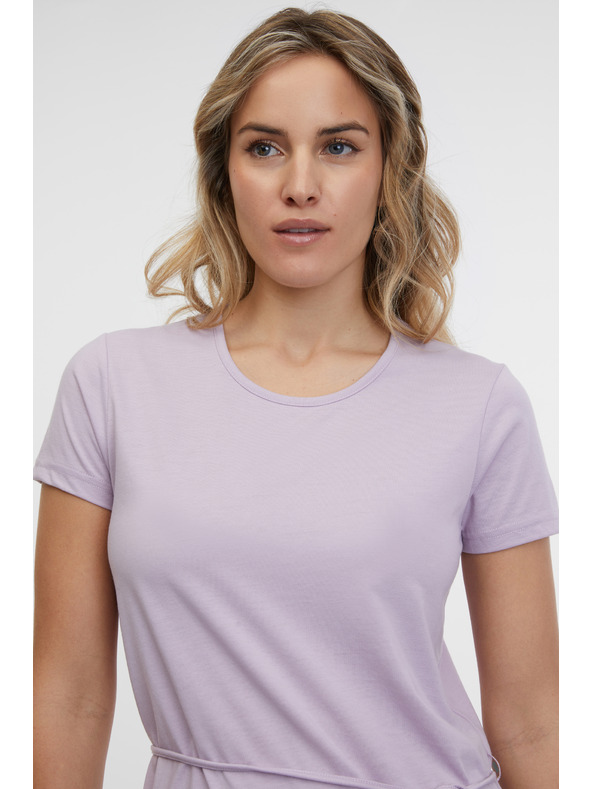 Sam 73 Svetlofialové dámske midi šaty SAM 73 Estela