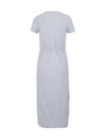 Sam 73 Svetlošedé dámske pruhované midi šaty SAM 73 Estela