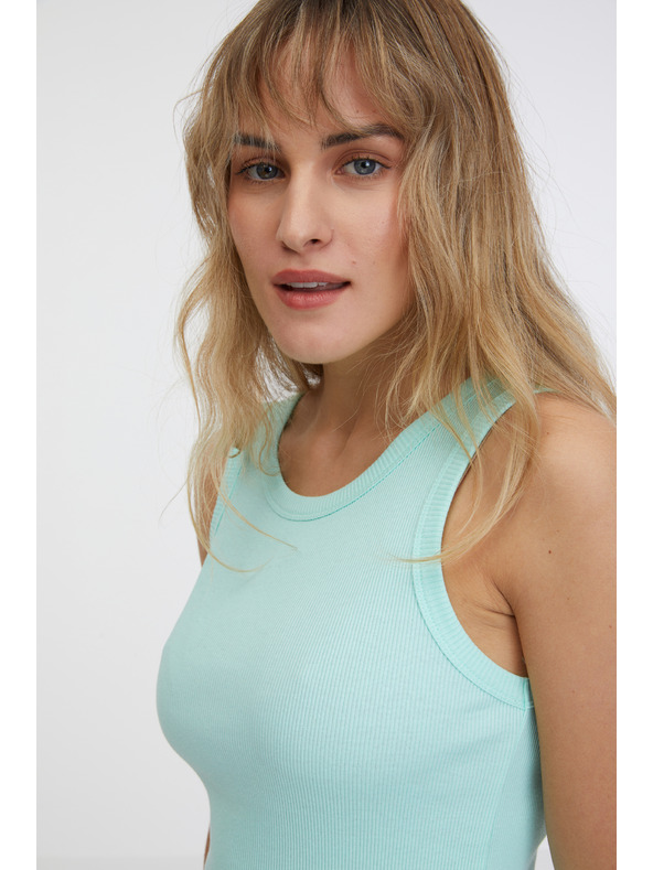 Sam 73 Tyrkysové dámske základné maxi šaty SAM 73 Rita