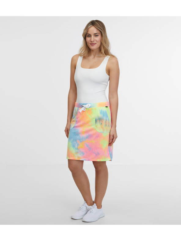 Sam 73 Modro-ružová vzorovaná dámska sukňa SAM 73 Tiara