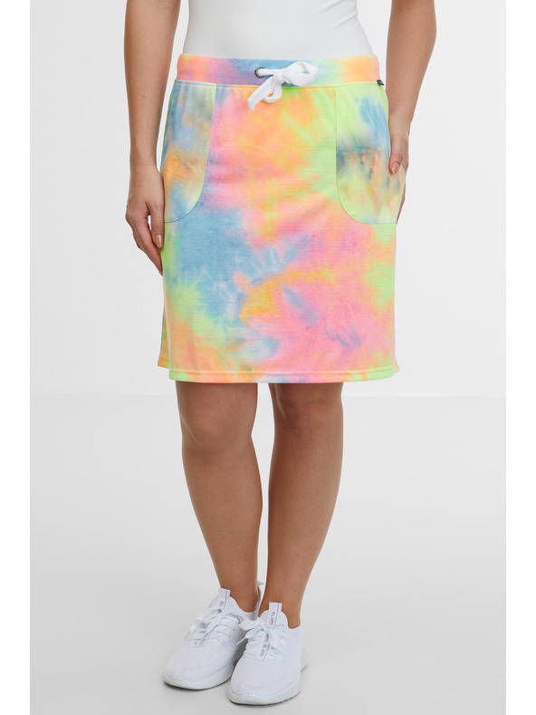 Sam 73 Modro-ružová vzorovaná dámska sukňa SAM 73 Tiara