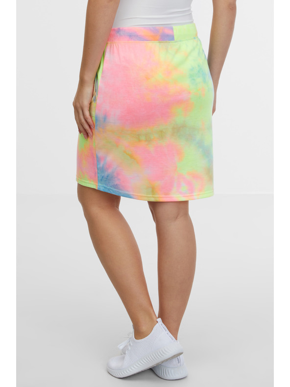 Sam 73 Modro-ružová vzorovaná dámska sukňa SAM 73 Tiara