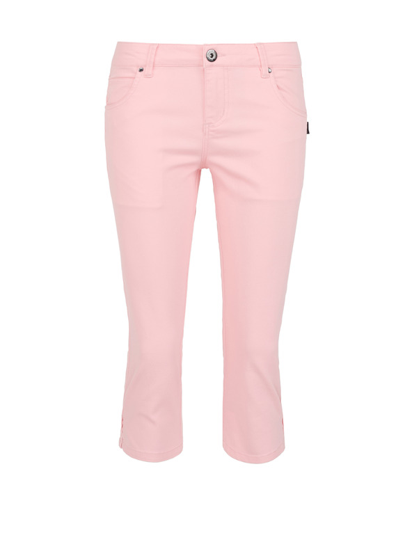 Sam 73 Svetloružové dámske trojštvrťové slim fit džínsy SAM 73 Amara