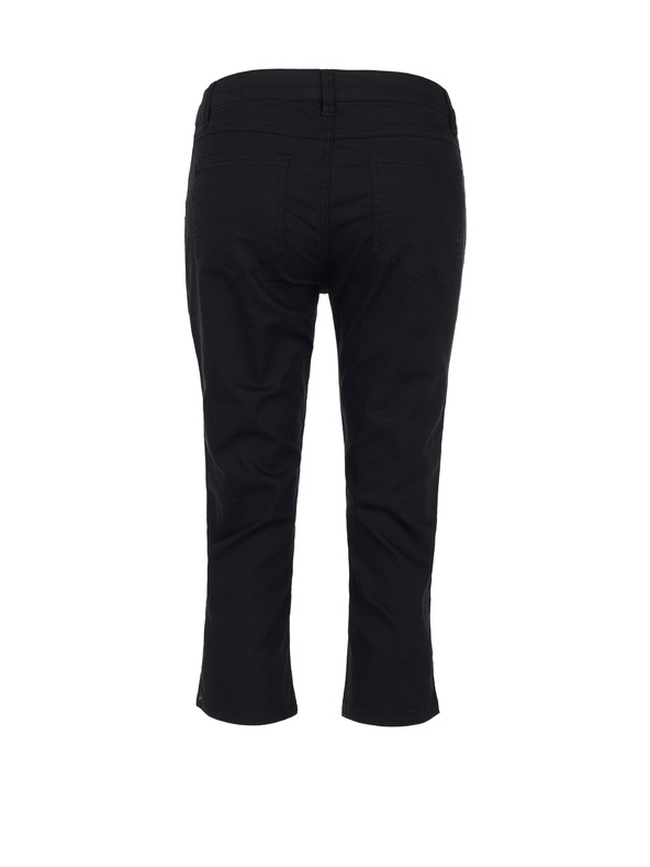 Sam 73 Čierne dámske trojštvrťové slim fit džínsy SAM 73 Amara