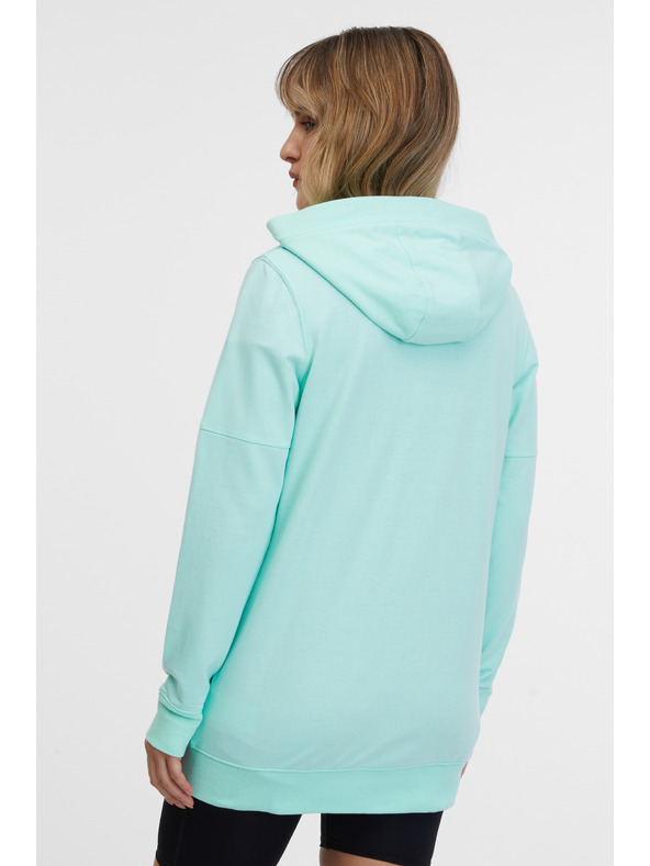 Sam 73 Tyrkysová dámska mikina na zips s kapucňou SAM 73 Lisa