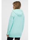 Sam 73 Tyrkysová dámska mikina na zips s kapucňou SAM 73 Lisa